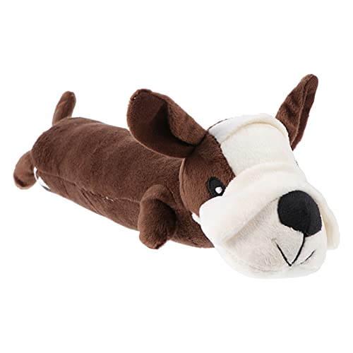 VICASKY Plüschtiere für Haustiere Kauspielzeug für Hunde für Haustiere Interactive Dog Toys knete klingendes Hundespielzeug bissfestes kurzer Plüsch Coffee von VICASKY