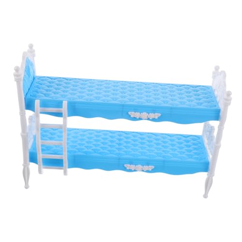 VICASKY Puppenhaus Artikel Schlafzimmer Puppe Baby Bett Jungen Und Mädchen Spielzeug Set Für Mädchen Mini Etagenbett von VICASKY