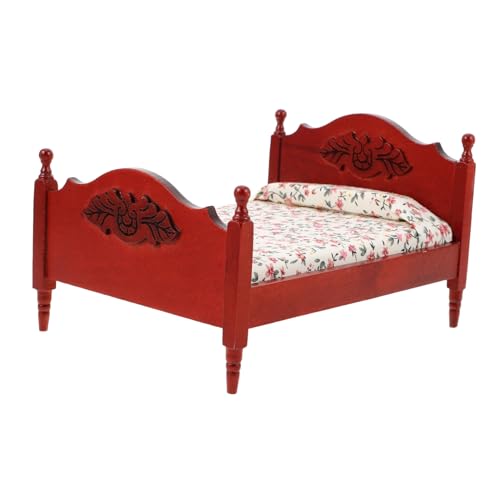 VICASKY Puppenhaus Bett Etagenbett Spielzeughaus Luftbett Mini Spielzeug Doppelbett Tagesbett Doppelbett Doppelbett Doppelbett Doppelbett Etagenbett Doppelbett von VICASKY