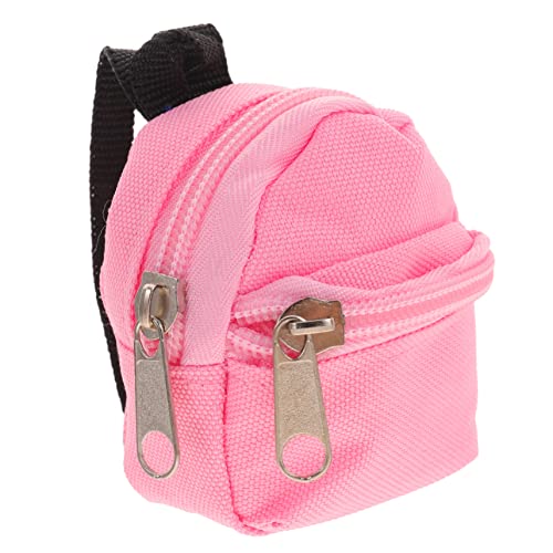 VICASKY Puppenrucksack Mini Rucksack Puppenhaus Zubehör Schultasche Ornament Mini Rucksack Spielzeug Kleine Schultasche Mini Puppentasche Mini Versorgung Kleiner von VICASKY