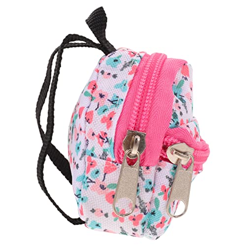 VICASKY Puppenrucksack Mini Rucksäcke Kleiner Rucksack Mini Schultasche Ornament Mini Rucksack Kleines Modell Spielzeug Mini Hausbedarf Puppen Schultasche Mini von VICASKY