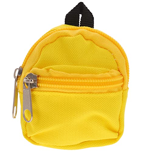 VICASKY Puppenrucksack Spielzeug Puppenschultasche Mini-Zubehör Puppenhaus Zubehör für Minipuppen Puppen Schulranzen Rucksack für Puppen Mini- -Ornament Mini-Puppentasche Polyester von VICASKY