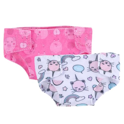 VICASKY Puppenkleiderstange Baby Puppenkleidung Puppenunterwäsche Puppenwindeln Puppenunterhosen Zufälliger Stil Accessoires Für Puppen Ideal Zum Und Verkleiden Für Ädchen von VICASKY