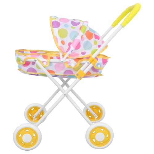 VICASKY Miniatur Puppe Kinderwagen Spielzeug Tragbare Kinderwagen Lagerung Lebensechte Baby Wagen Für Kinder Große von VICASKY