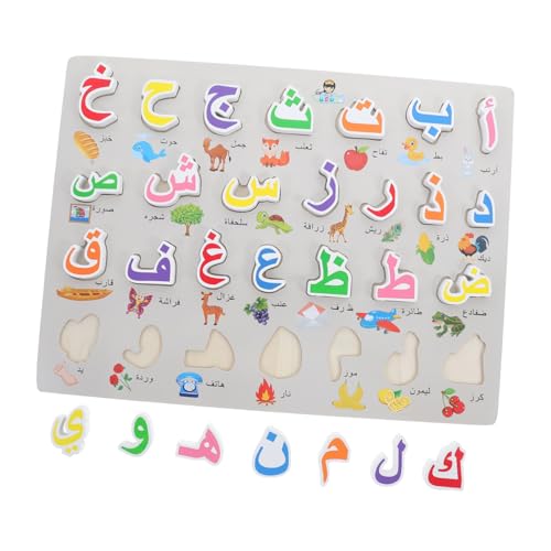 VICASKY Puzzle Alphabet Puzzles Für Kleinkinder Kleine Puzzles Für Alphabet Buchstaben Holz von VICASKY