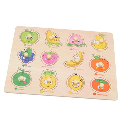 VICASKY Puzzles Für Puzzles Für Kleinkinder Kleinkinderpuzzle Kinderpuzzles Kinderpuzzles Puzzlespiele Holzpuzzles Obstpuzzle Kleinkinderpuzzles Bambus von VICASKY