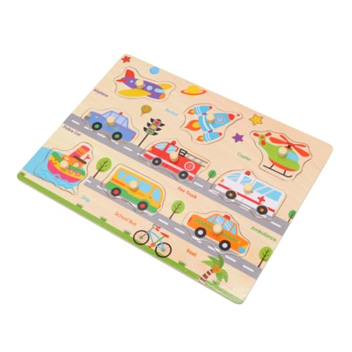 VICASKY Puzzles aus Holz Zeichenspielzeug Spiralzeichenset für Babys Mini-Lineal Planke sicherheitsleine für rätselbuch Fun Toy Puzzlespiele Rätsel für Hölzern von VICASKY