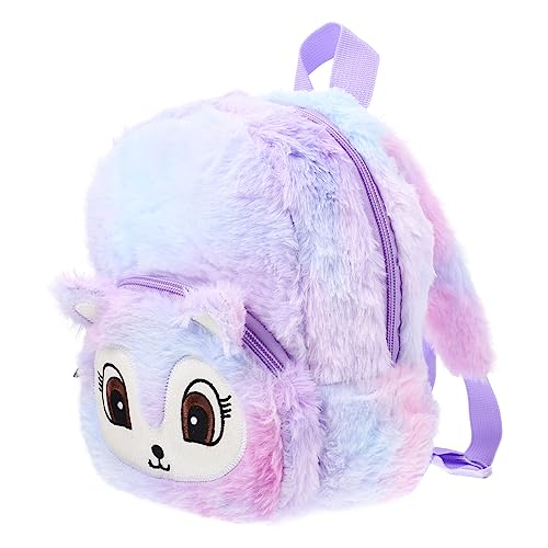 VICASKY Rucksack Geldbeutel Schultertasche Umhängetasche im Tierdesign Mädchen Handtasche schultüte büchertasche Schultasche für Umhängetasche für Mädchen Polyester Violett von VICASKY