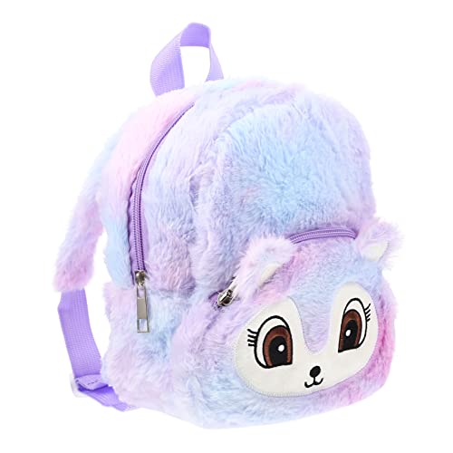 VICASKY Rucksack schultüte büchertasche for rucksäcke sportlich Cosmetic Pouch Cartoon-Rucksäcke Geldbeutel Kindertasche Schultertasche schöne Einkaufstasche Polyester Violett von VICASKY