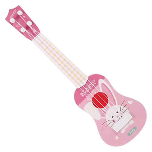 VICASKY Saiten Ukulele für Kleinkind Gitarre Gitarre kinderinstrumente musikinstrumente Musikinstrument- Ukulele- für das frühe Lernen Plastik Rosa von VICASKY