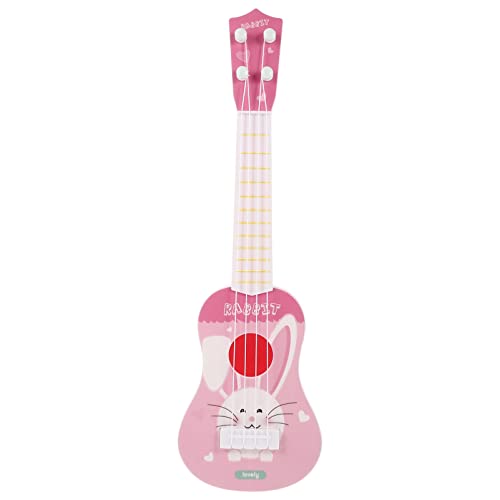 VICASKY Saiten Ukulele für -Ukulele Mini-Ukulele Mini-Gitarre Kindergitarren kinderinstrumente musikinstrumente Kinderspielzeug Anfängerinstrument Plastik Rosa von VICASKY