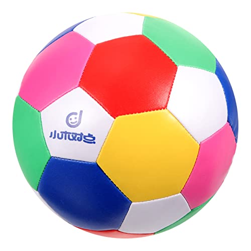 VICASKY Sanfter Leiser Fußball Hüpfender Fußball -fußball Fußballkinder Spielzeug-fußball-hüpfball Spielzeug Kinderspielzeug Kindergeburtstagsspielzeug Soft-fußball Sportbälle Pu von VICASKY