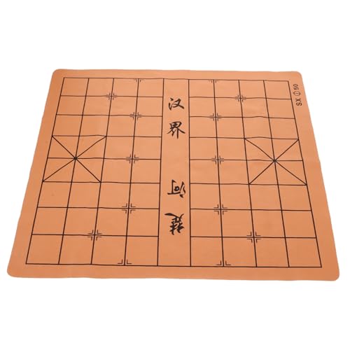 VICASKY Schachbrett Schachbrett Chinesisches Schach Reise Schachbrettmatte Marmor Schachbrett Xiangqi Schachmatte Xiangqi Schachpad China Chinesisches Spiel Pu Schachbrett von VICASKY