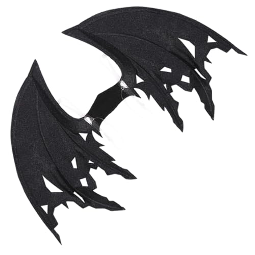 VICASKY Feenflügel Flügel Kostüm Schwarze Dragon Wing Cosplay Flügel Für Halloween Kostü Zubehör Perfekt Für Dress up Rollenspiele Und Cosplay Partys Unisex Vielseitig Einsetzbar von VICASKY