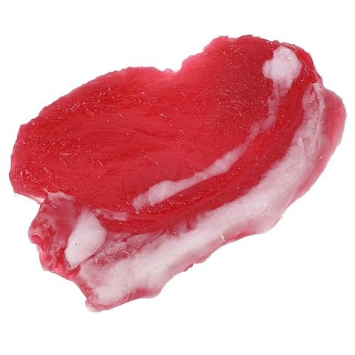 VICASKY Schweinefleischimitat Gefälschtes Essen Wursthüllen Künstliches Fleisch Schaufenster-Requisiten Fleischwolf Realistisches Fleisch Künstliche Nahrungsstütze Simuliertes Steak PVC von VICASKY