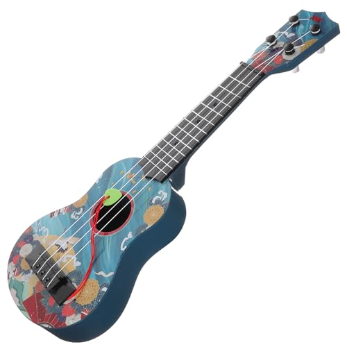 VICASKY Simulation Gitarre Spielzeuggitarre für Musikalisches für akustisch Instrument Verstärker Mini-Musikspielzeug imitiertes Gitarrenspiel Plastik Blue von VICASKY