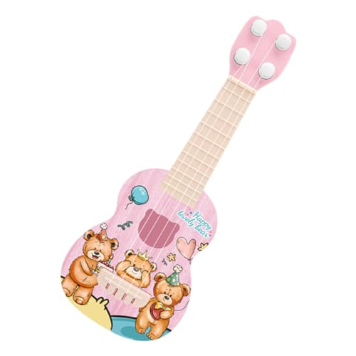 VICASKY Kinder Spielzeug Simulation Gitarre Kinderinstrumente Musikinstrumente Anfänger-Gitarre Spielzeuggitarre Kindermusikinstrumenten Minigitarre Für Kleinkinder Musikinstrument- Plastik von VICASKY