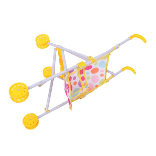 VICASKY Puppen Kinderwagen Kinderwagen Puppe Puppenwagen Für Ädchen Handwagen Für Puppen Ideal Für Rollenspiele Und Kreative Entfaltung Robuster Perfekt Für Kleine Puppen Und Miniaturmöbel von VICASKY