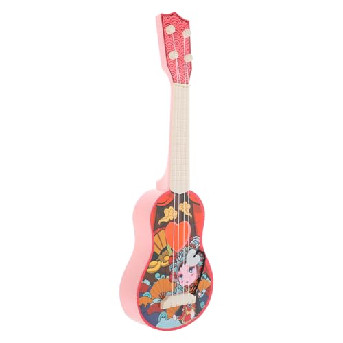 VICASKY Simulations-Ukulele Sopran-Ukulele für Anfänger Minispielzeug für Kinder Lernspielzeug kinderinstrumente Kinder musikinstrumente Spielzeuge Mini-Gitarrenspielzeug Kinder Yukri Abs von VICASKY