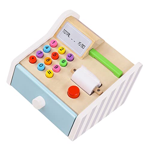 VICASKY Spielkasse Holz Simulation Kasse Haus Lernspielzeug für Vorschule Geeignet für Jungen Mädchen Ab Jahren Frühpädagogisches Rollenspiel Zubehör VICASKY Spielkasse Holz Simulation Kasse Haus Lernspielzeug für Vorschule Geeignet für Jungen Mädchen Ab Jahren Frühpädagogisches Rollenspiel Zubehör von VICASKY