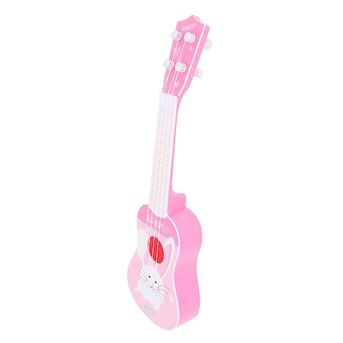 VICASKY Spielzeuggitarre für Handgemachte Ukulele für Lernspielzeug für Musikinstrument für Mini-Ukulele Gitarre Gitarrenmodell Abs von VICASKY