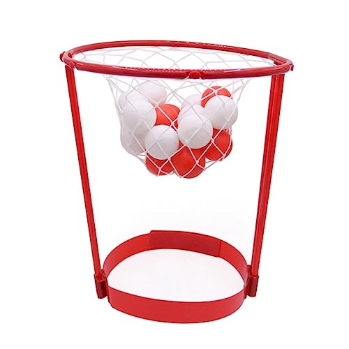 VICASKY Stirnband Basketballkorb GOO Mini-Basketballkorb Indoor Musical Netz Kopfband Ballspielzeug Rotes Spielzeugset kinderspielzeug Outdoor Stirnband-Spiel Stirnband-Ballspiel von VICASKY