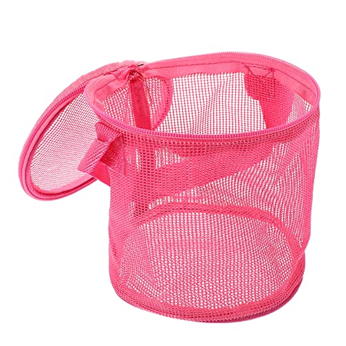 VICASKY Strand Aufbewahrungstasche Strandmuscheltasche Schwimmer für den Pool Spielzelte Strandtasche Faltbare Strandtasche Strandversorgung Strandtasche für PVC Rosy von VICASKY