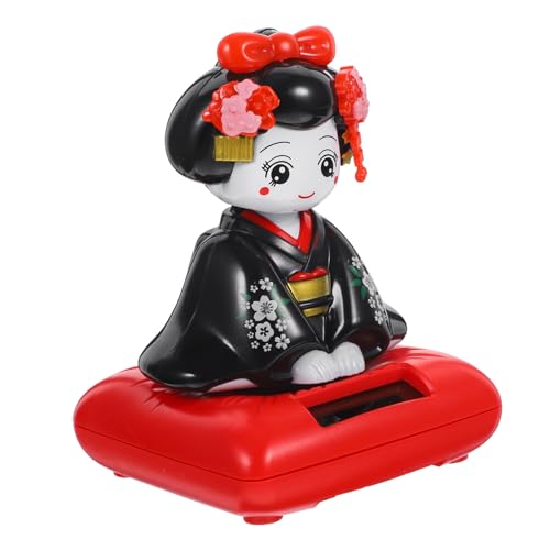 VICASKY Tanzende Mädchen-Wackelkopfpuppe Kimono-Figur traditionelle Kimonopuppe tooniesfiguren Cute Decor Wassertischspielzeug Spielzeuge Kimono-Puppenfiguren kleine Kimono-Puppe schmücken von VICASKY