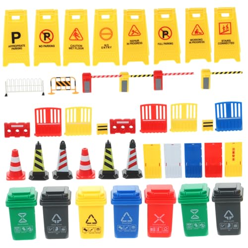 VICASKY Teiliges Miniatur Verkehrsbarrieren Spielset aus Robustem Kunststoff Pädagogisches Verkehrszeichen für Fördert Verkehrssicherheit und Rollenspiel Kompakt und Langlebig VICASKY Teiliges Miniatur Verkehrsbarrieren Spielset aus Robustem Kunststoff Pädagogisches Verkehrszeichen für Fördert Verkehrssicherheit und Rollenspiel Kompakt und Langlebig von VICASKY