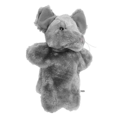 VICASKY Tierhandpuppe Kinderspielzeug Tier Puppenspiel Kid Toys puppentrage babyspielzeug Simulation Tiermodell Geschichte erzählende Marionette Plüsch Grey von VICASKY