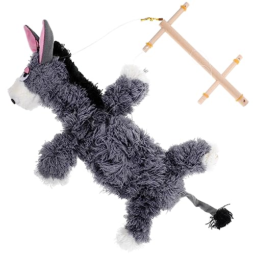 VICASKY Tierische Marionette Aus Lustige Pull String Puppen Für Graues Esel Design Puppenspielzeug Für Kreative Spielstunden Und Zu Besonderen Anlässen von VICASKY