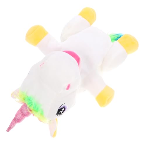 VICASKY Tierpuppe Kinderspielzeug Realistisches Einhorn Spielzeug Handpuppe Für Kinder Realistisches Handspielzeug Lebensechtes Handspielzeug Kinderhandspielzeug von VICASKY