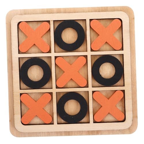 VICASKY Toe Brettspiel Xo-brettspiele Brettspiele Für Kinder Schachbrettspiel Xo-Spiel Puzzlespiel Für Kinder Bauernhaus-dekor Klassisches Holzspiel Kinderzimmerdekoration Hölzern von VICASKY