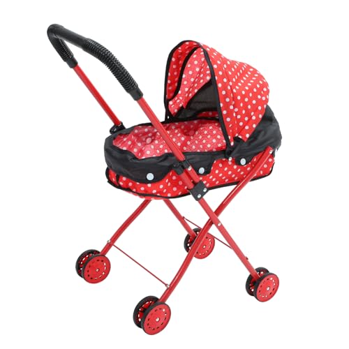 VICASKY Trolley- Kinderwagen kinderspielzeug Lustig gefüllte Puppe künstliche Pflanzen zubehör kinderschubkarre für Puppenwagen Zubehör für Babypuppen Oxford-Stoff von VICASKY