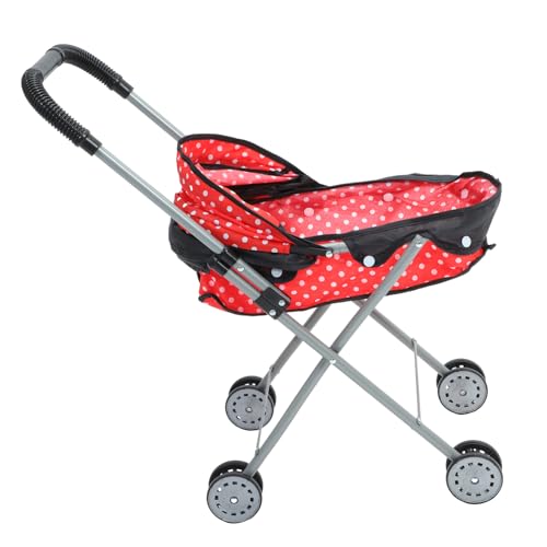 VICASKY Trolley- puppenwagen Buggy kinderpuppenwagen puppenbuggy Puppenspielzeug-Kinderwagen beweglicher Kinderwagen -Babyzubehör Kleiner Puppenwagen Oxford-Stoff von VICASKY