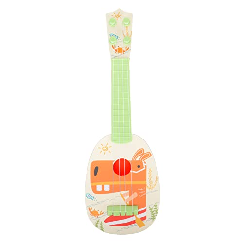 VICASKY Ukulele Mini-Ukulele Kinderspielzeug Gitarrenspielzeug Für Imitiertes Gitarrenspiel Mini-gitarrenspielzeug Mini-musikspielzeug Anfängerinstrument Plastik von VICASKY