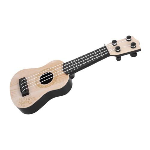 VICASKY Ukulele Ukulele Musikspielzeug Kleinkind-Ukulele kinderinstrumente musikinstrumente für Ukulele-Instrumente Ukulele-Modell aus Kunststoff Plastik Beige von VICASKY