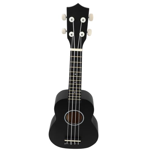 VICASKY Ukulele kinderinstrumente musikinstrumente Music Instruments for musikinstrumente für kindergardinen Mini-Gitarre Gitarre Holz Black von VICASKY