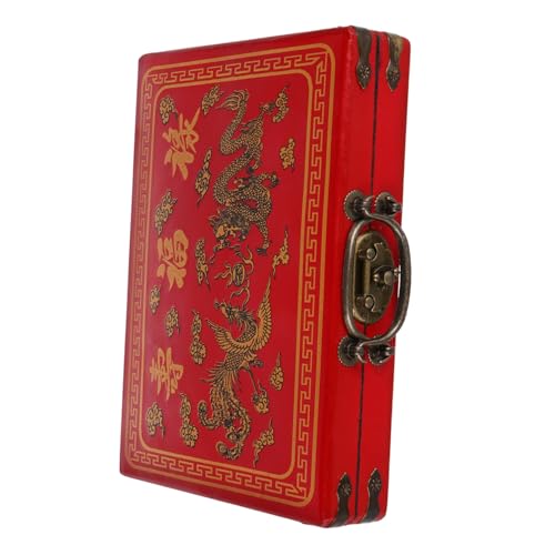 VICASKY Vintage Mahjong Aufbewahrungsbox mit Griff Große Kapazität Glatt Gerundete Kanten Sicherer Tragbarer Chinesischer Mahjong behälter für Reisen und Zuhause VICASKY Vintage Mahjong Aufbewahrungsbox mit Griff Große Kapazität Glatt Gerundete Kanten Sicherer Tragbarer Chinesischer Mahjong behälter für Reisen und Zuhause von VICASKY