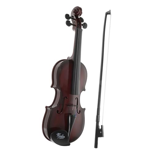 VICASKY Violine Musikinstrument Für Anfänger Geeignet Für Holzoptik Inklusive Bogen Ideales Für Kleine Musiker Und Zur Dekoration von VICASKY