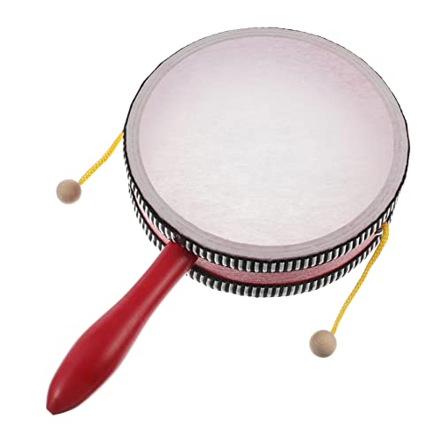 VICASKY Wellentrommel Kleinkind Percussion Kinderhandtrommel Kinderbongos Affentrommel Babyrasseltrommel Babymusik Rasseln Spielzeug Pädagogische Handtrommel Für Kinder Leichte von VICASKY