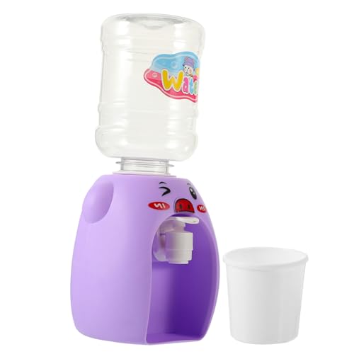 VICASKY Winziger Wasserspender Modell Wasserspender Kinderspielzeug Mini-wasserspender Für Für Küchengeräte Wasserspender Mini-haushaltsgerät Plastik Violett von VICASKY