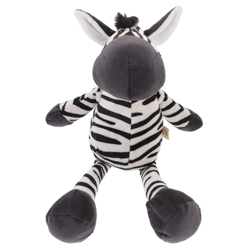 VICASKY Zebra- Zebra Kuscheltier Zebra Stofftier Aus Stoff Zebra Für Zebra Kinder Kuschelweiches Plüschtier Spielzeug Entzückendes Zebra Kurzer Plüsch von VICASKY