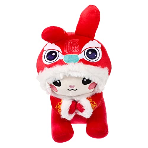 VICASKY Zodiac Rabbit Kuscheltier Glücksbringer für Jahr des Hasen Niedliches Plüschspielzeug für Zuhause Auto Sofa VICASKY Zodiac Rabbit Kuscheltier Glücksbringer für Jahr des Hasen Niedliches Plüschspielzeug für Zuhause Auto Sofa von VICASKY