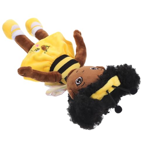 VICASKY dekorative Puppe Puppen kinderpuppe plushdoll pucktuch Sofa-Puppen- dekorative Mädchenpuppe Puppenornament Cartoon-Puppe Plüschpuppe PP Baumwolle Yellow von VICASKY