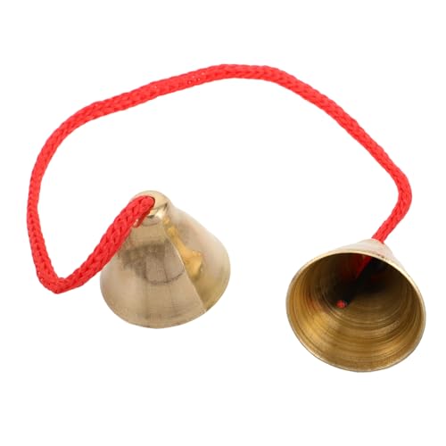 VICASKY die Glocke berühren Blechblasinstrumente Schlaginstrument kleine Messingglocken Jingle Bells-Instrument klingelt klatschende Glocke Seil von VICASKY