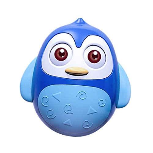 VICASKY die Glocke rütteln interaktives Pinguin lauch Kuscheltier Babys Toy Pille Rasselbecher Kinderbecher Wackelbecher Plastik Blue von VICASKY