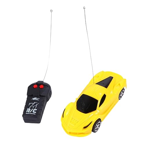 VICASKY ferngesteuertes Spielzeugauto für kinderspielzeug Ferngesteuerter Auto für Kleinkinder racxcar Fahrzeugmodell aus Kunststoff hohes RC-Auto Plastik Yellow von VICASKY