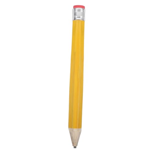 VICASKY großer Holzbleistift Neuheitsstift extra große Bleistifte Zeichenstift riesige Bleistifte Drawing Pencils Schreibwaren lustige Schreibstifte Bleistifte aus Holz PVC-Folie Yellow von VICASKY