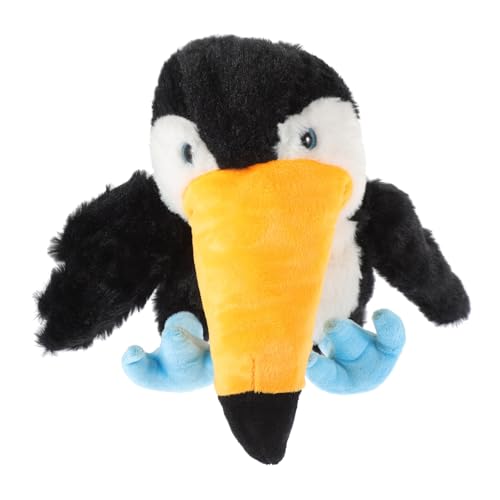 VICASKY -handpuppe Vogel Plüschtier Tierfreunde Handpuppen Tier Cosplay Rollenspiel Spielzeug Charakter Fingerpuppe Vogel Plüschpuppe Cartoon-handpuppe Ara-Puppe Pp Baumwolle von VICASKY